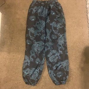 Shein XS, black and turquoise